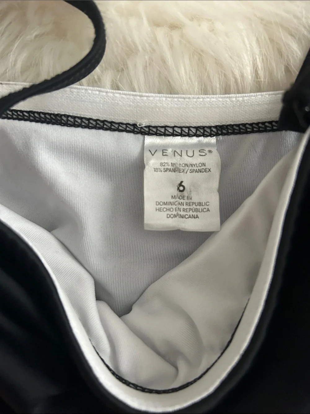 VENUS Black Strapless Tankini